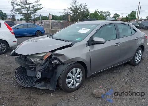 2014 Toyota Corolla Le из США, поврежденный, VIN 2T1BURHE5EC217963